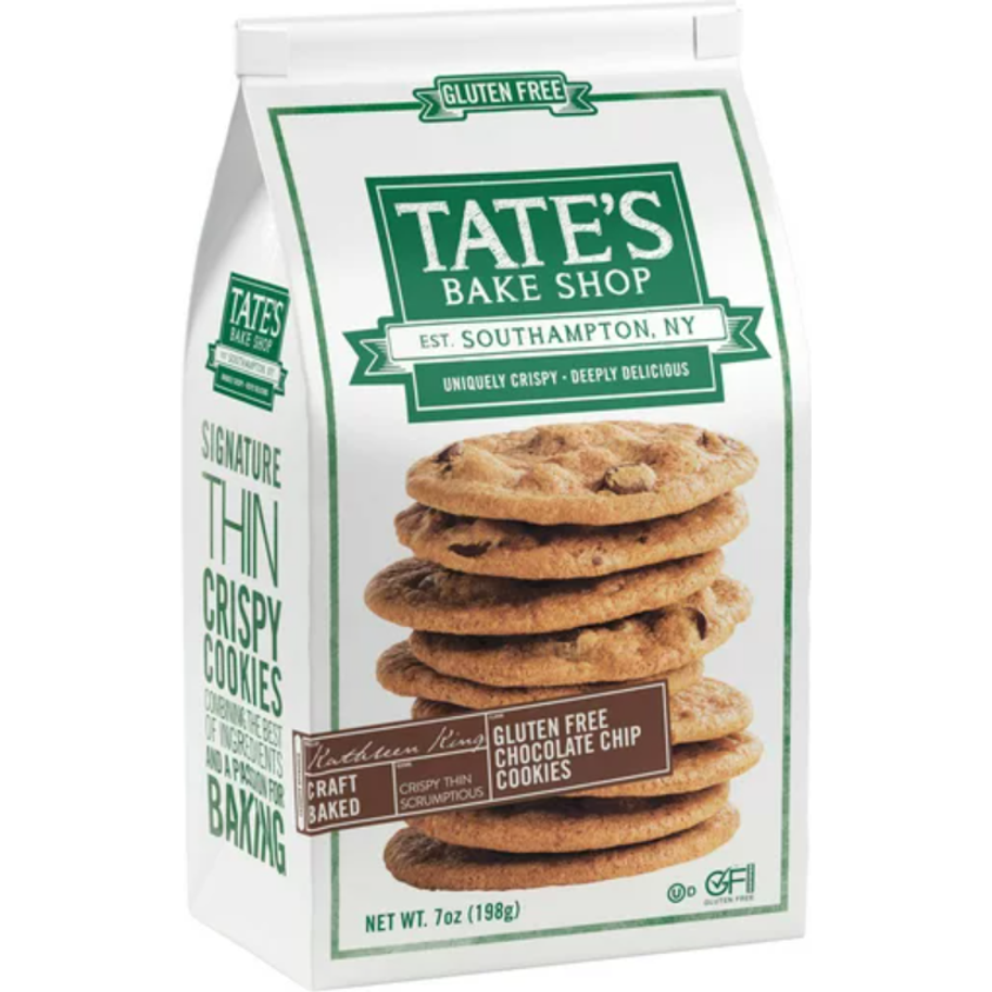 Tates GF Chocolate Chip Cookies, 198g