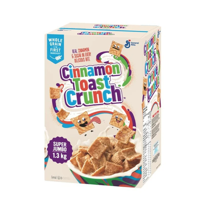 CASE LOT Cinnamon Toast Crunch Cereal 1.3 Kg