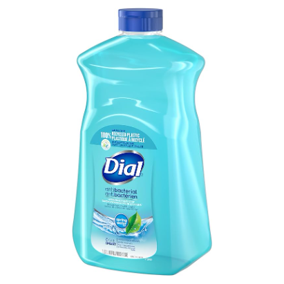 NEW Dial Antibac Hand Soap Refill, Spring Water, 1.53 L