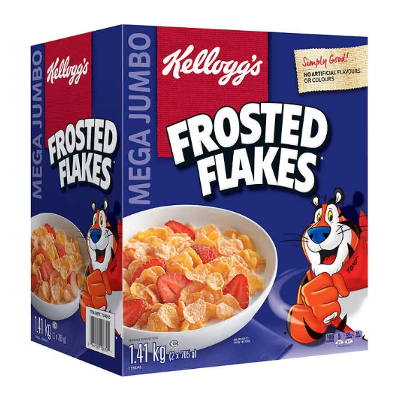 CASE LOT Kellogg's Frosted Flakes, 1.41 kg