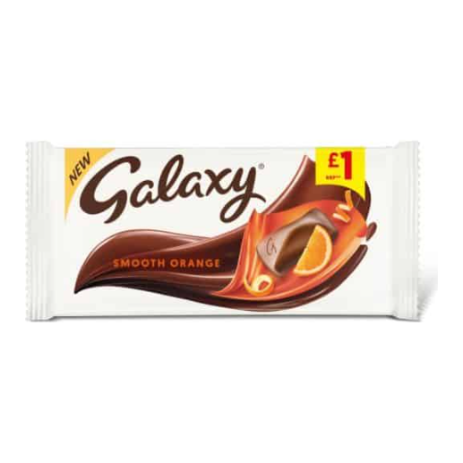 Galaxy Smooth Orange Chocolate Bar, 110g