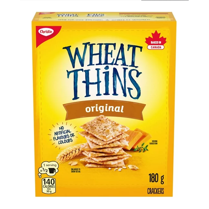 Wheat Thins Original Crackers, 180g