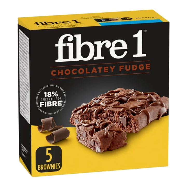 Fibre 1 Chocolate Fudge Brownies, 125g