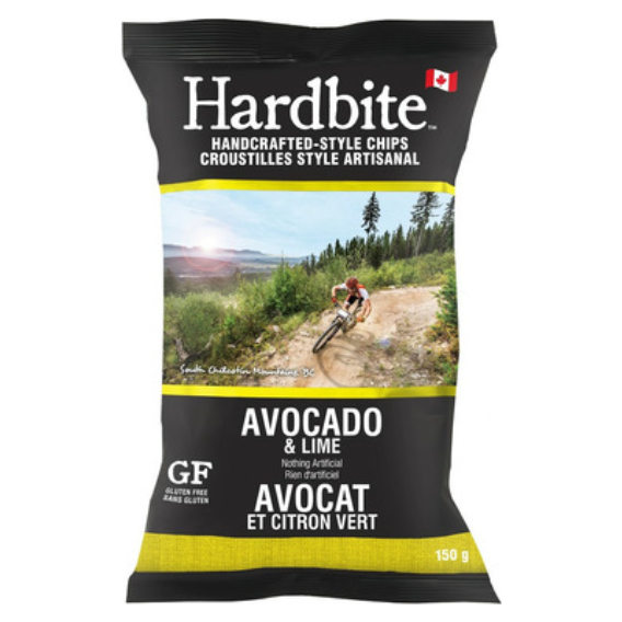 Hardbite Avocado & Lime Chips, 150g