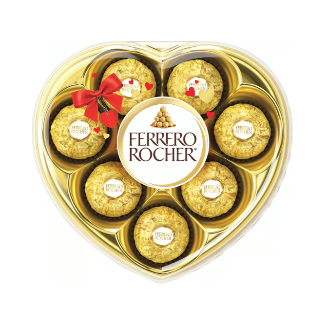 Ferrero Rocher Heart Milk Chocolate - 8 piece