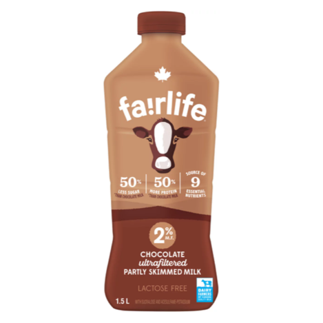Fairlife 2% Chocolate Milk 1.5 L, Lactose Free