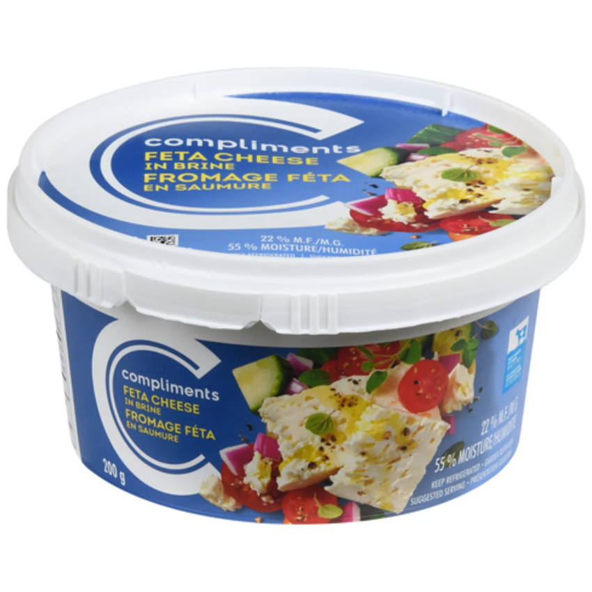 Compliments Feta Cheese 200 g