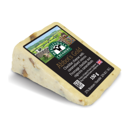 WENSLEYDALE CREAMERY Abbot's Gold Cheddar with Caramelised Onions 150 g