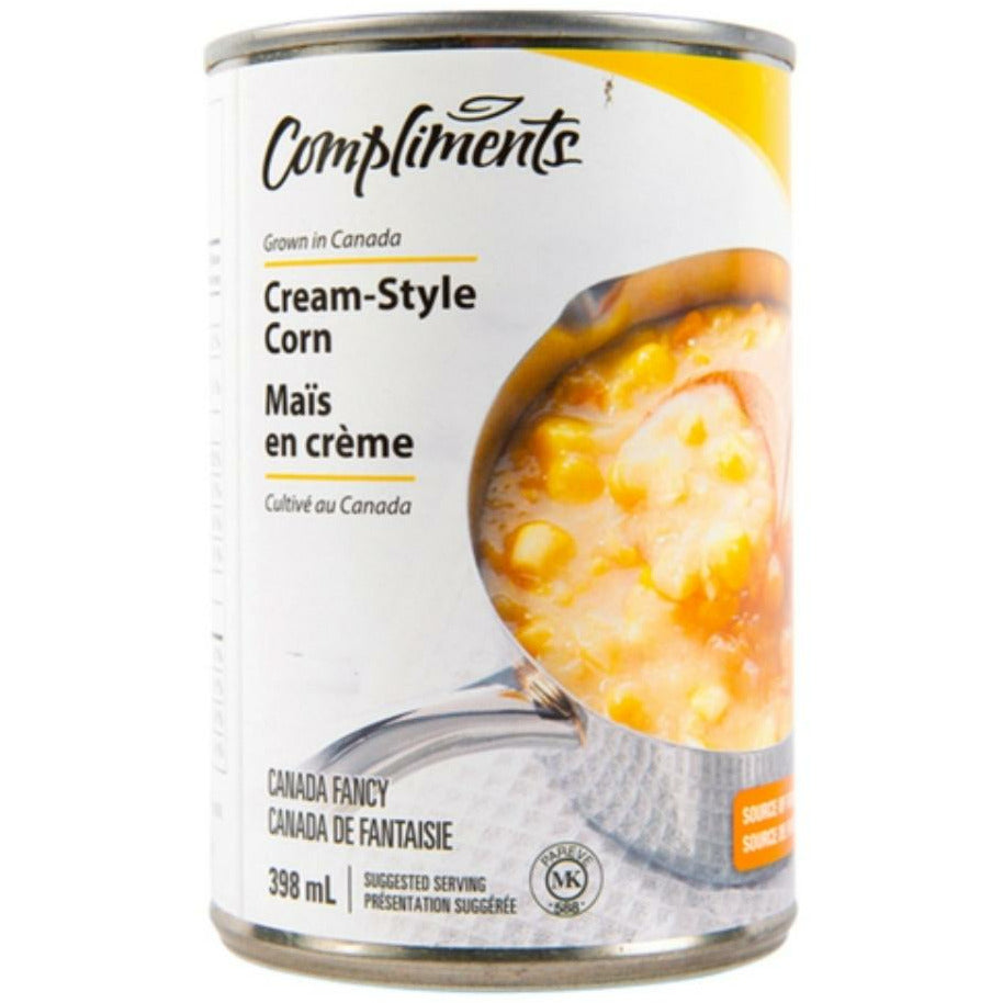 Compliments Cream Style Corn, 398ml