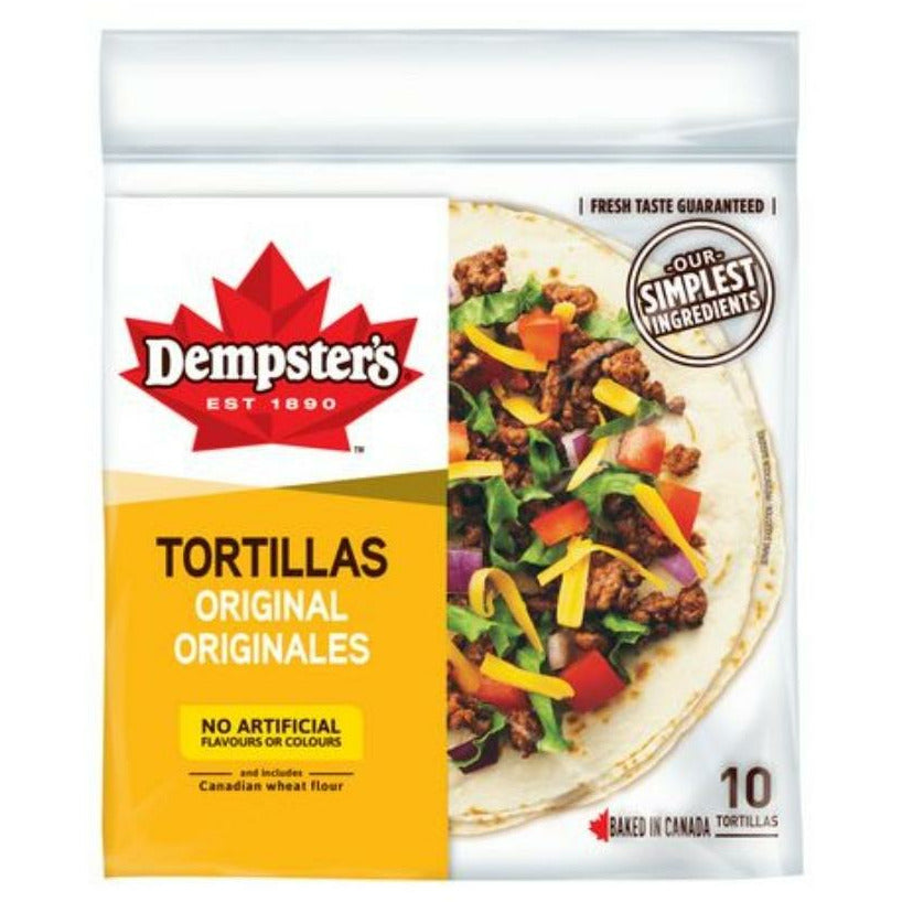 Dempster's Tortillas Original, 10", 10pk