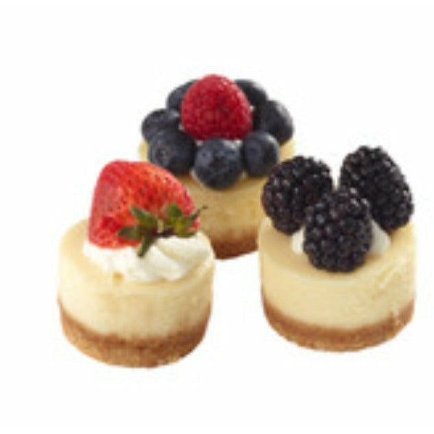 Elite Sweets Mini Cheesecake, 2" round, 8pk