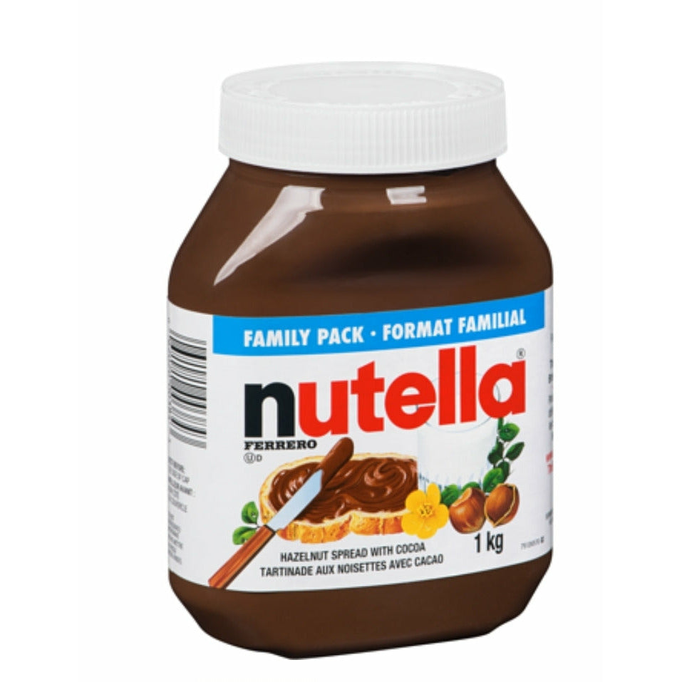 Family Size Nutella Hazelnut Spread, 1 Kg
