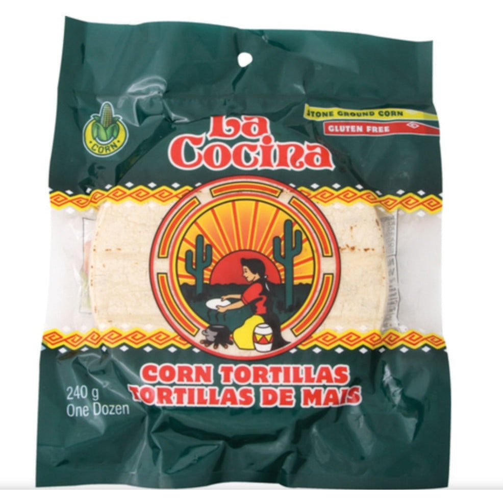 La Cocina Soft Gluten Free Corn Tortilla Shell 240 g