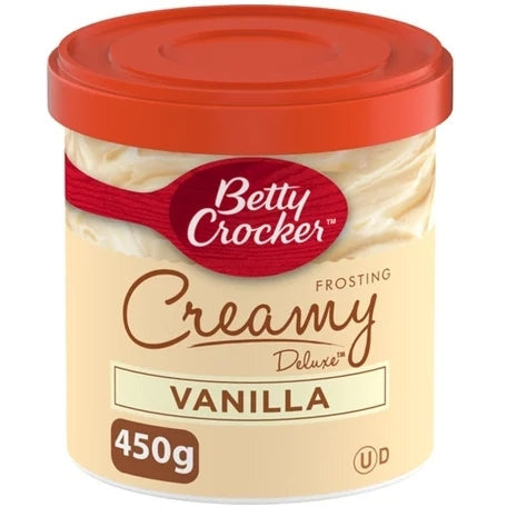 Betty Crocker Creamy Deluxe Vanilla Frosting, 450g