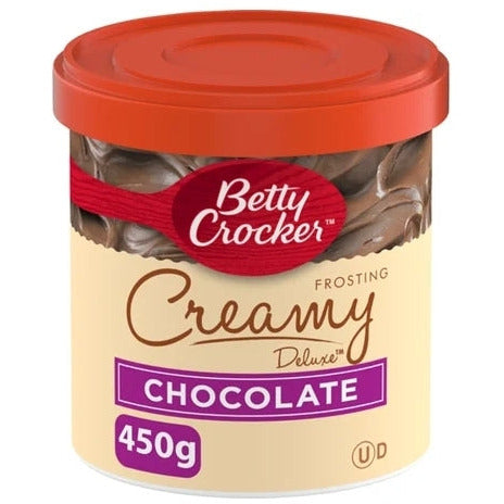 Betty Crocker Creamy Deluxe Chocolate Frosting, 450g