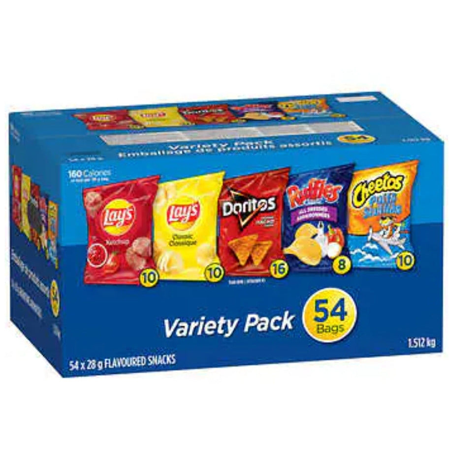 Frito-Lay Lunch Variety Chips, 54 × 28 g