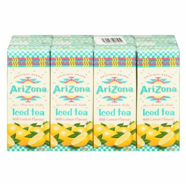 Arizona Lemon Iced Tea Boxes, 8 x 200 ml