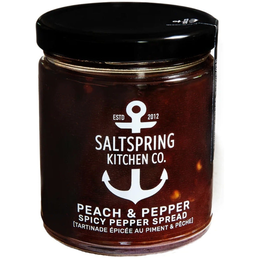 Salt Spring Kitchen Co. Spicy Pepper Peach Spread, 270ml