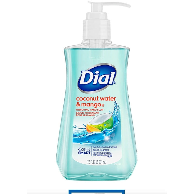 Dial Antibacterial Foaming Hand Soap, Coconut Water, 221 ml