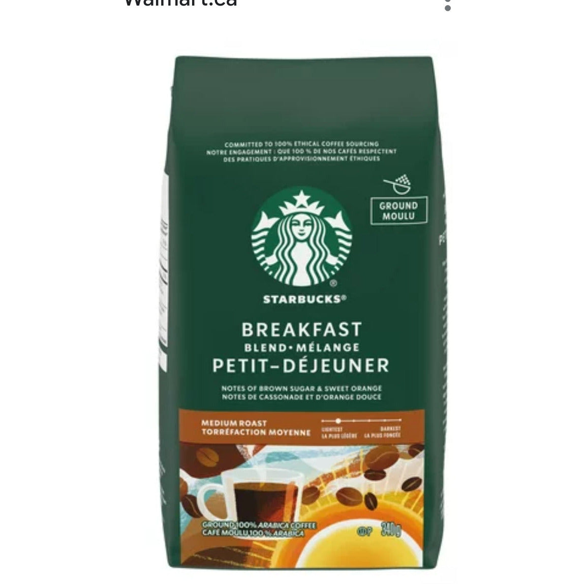 Starbucks Breakfast Blend Coffee, 340 g