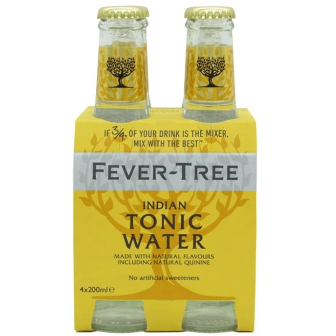 Fever Tree Tonic Water, 4 x 200 ml
