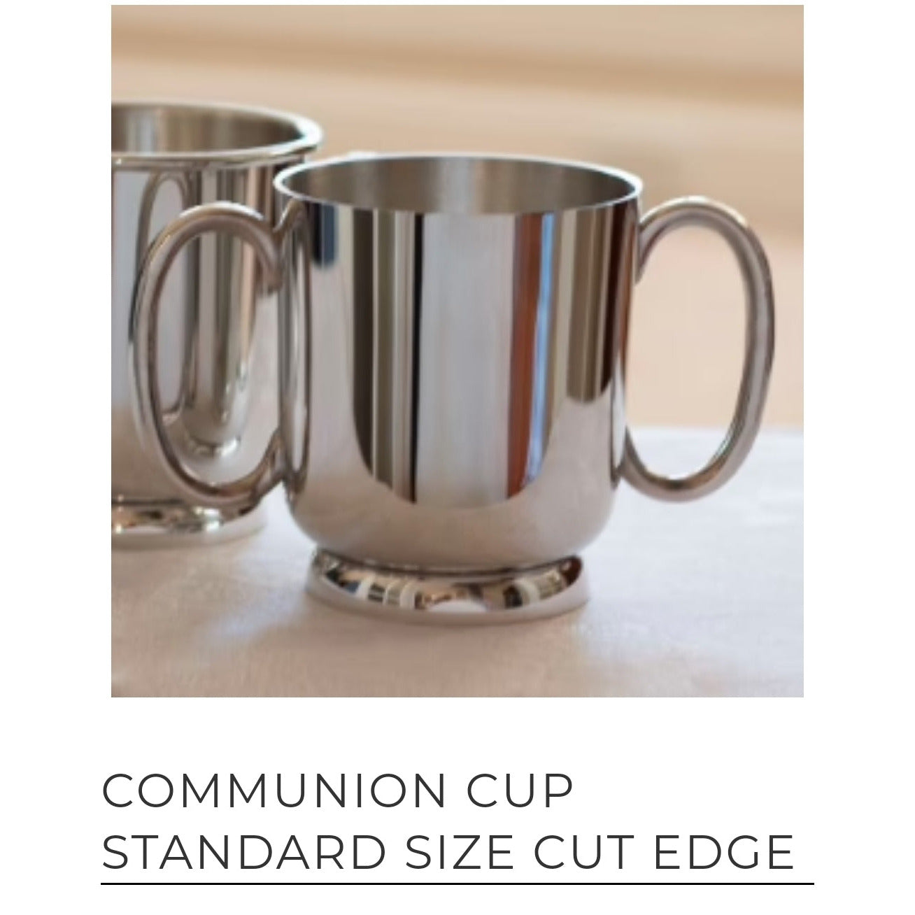 Communion Cup, Standard Size, Cut Edge