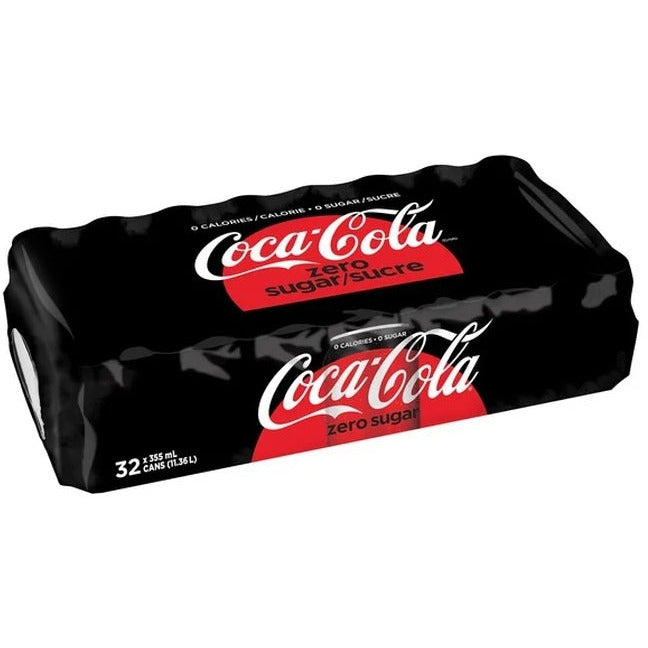 CASE LOT Coke Zero, 32 pack