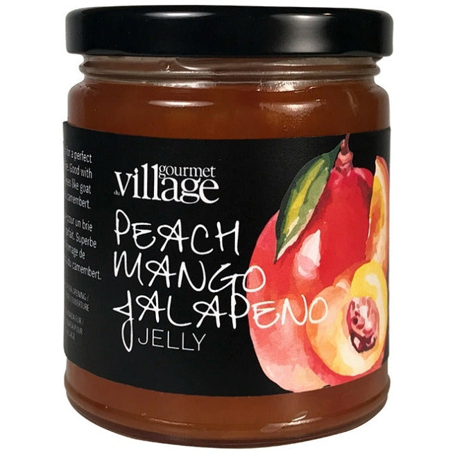 Gourmet du Village - Peach Mango Jalapeno Jelly Cheese Topping, 250ml