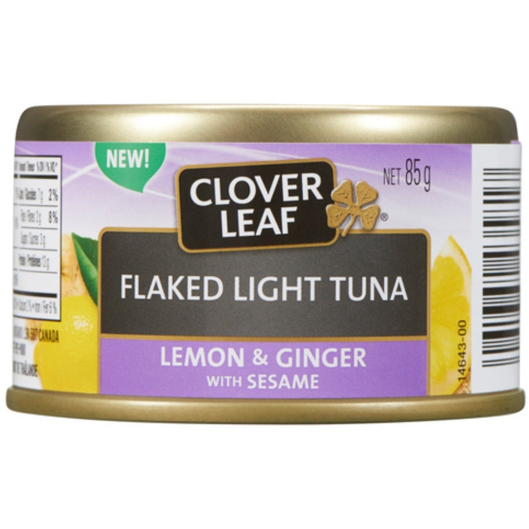 Clover Leaf Flaked Light Lemon & Ginger With Sesame Tuna 85 g