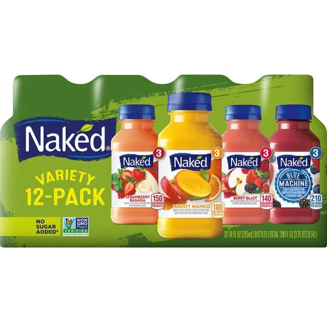 Case Lot Naked Juice Smoothies 12x 296ml
