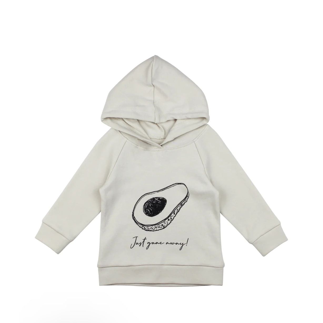 Vegging Out Raglan Hoodie, Avocado, 18-24m