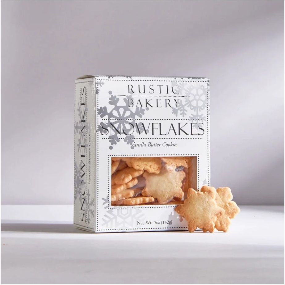 Rustic Bakery Snowflake Butter Cookies, 142g