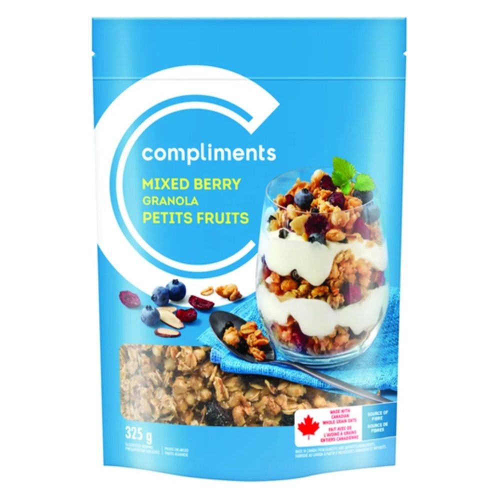 Compliments Mixed Berry Granola, 325g