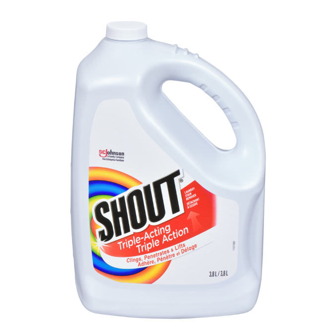 Shout Laundry Stain Remover, 3.8 L