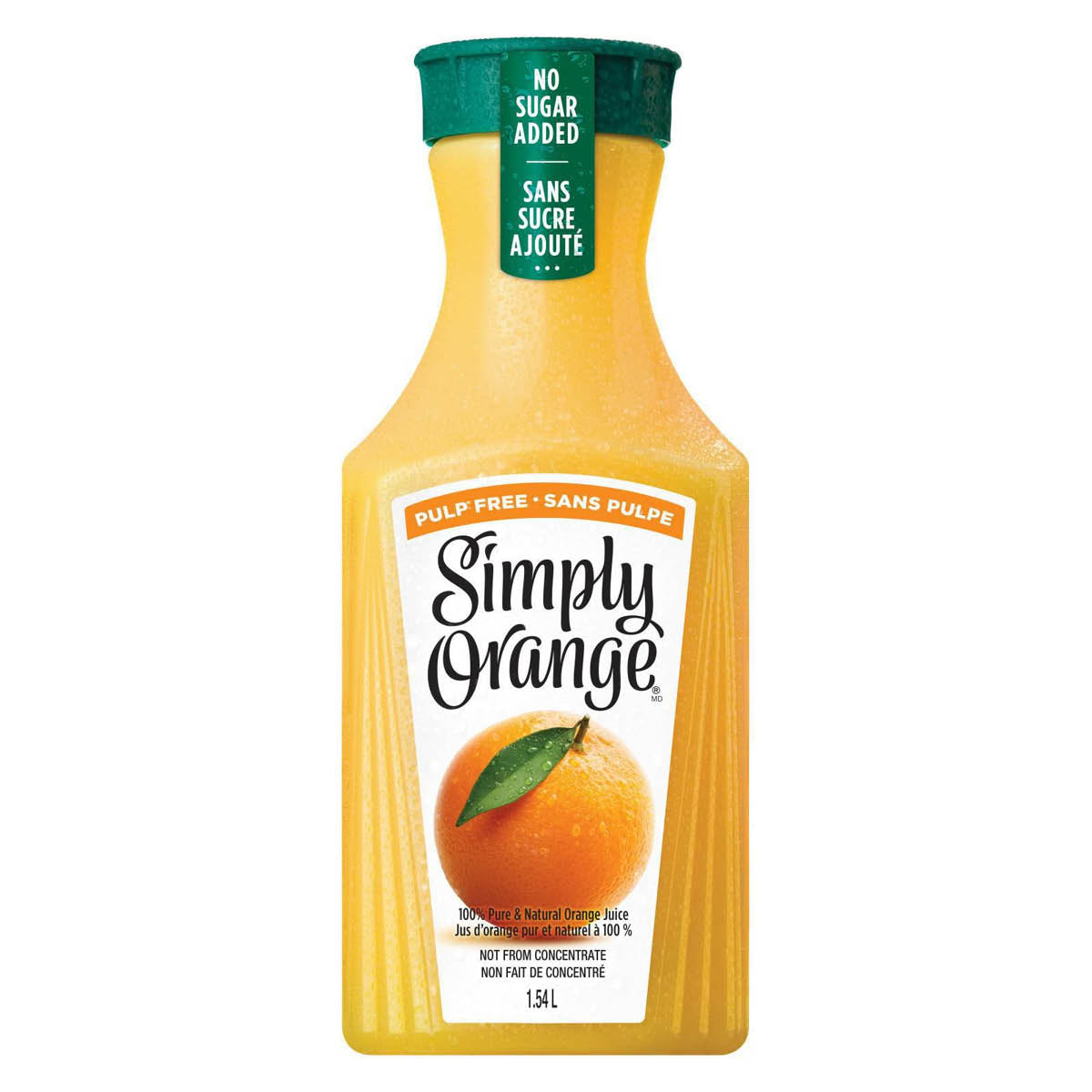 Simply Orange Juice Pulp Free, 1.54L