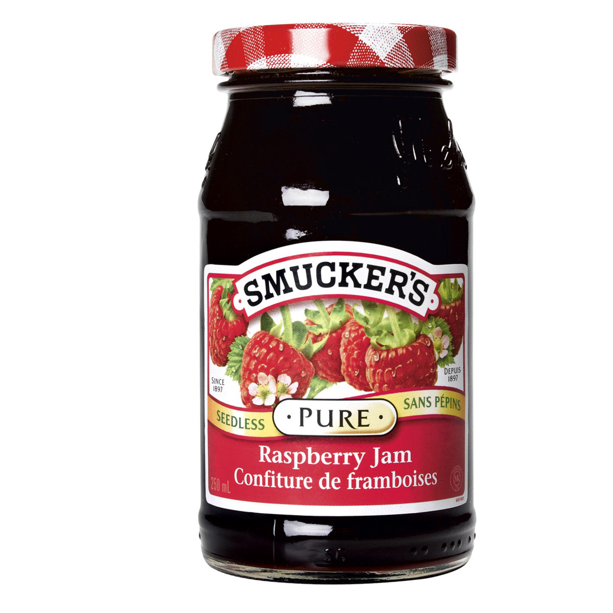 Smuckers Raspberry Seedless Jam, 250ml