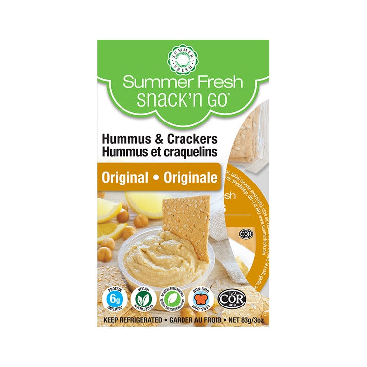 Summer Fresh Snack and Go Hummus and Crackers Original 83g