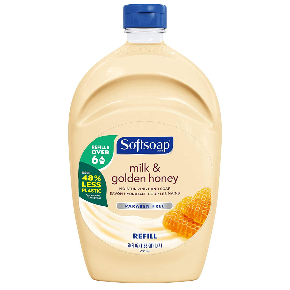 Softsoap Hand Soap Refill, Milk & Golden Honey, 1.47 L