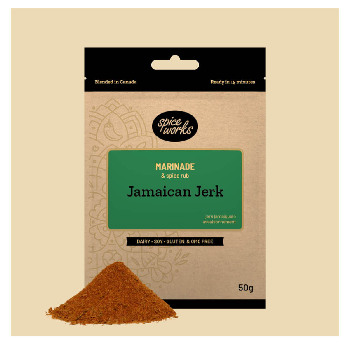 Spiceworks Jamaican Jerk Marinade Mix, 50g
