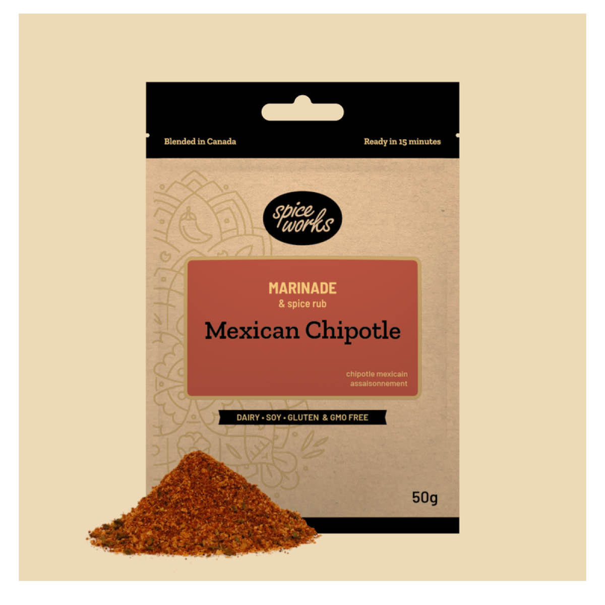 Spiceworks Mexican Chipotle Marinade, 50g