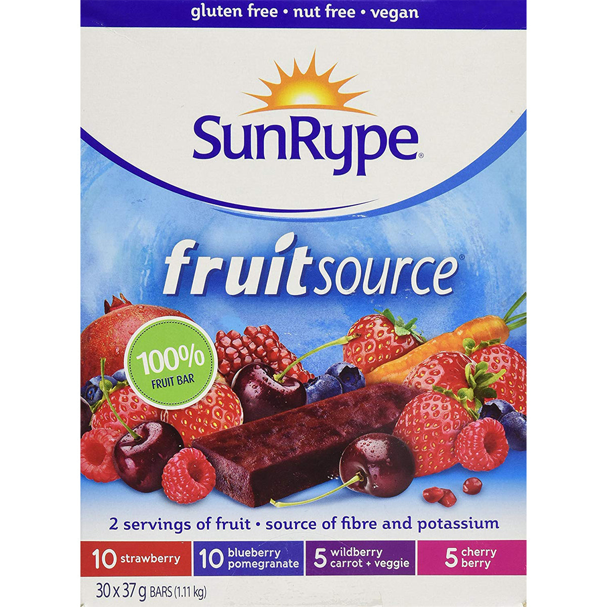 Sunrype Fruit Source Bars, 30 pk