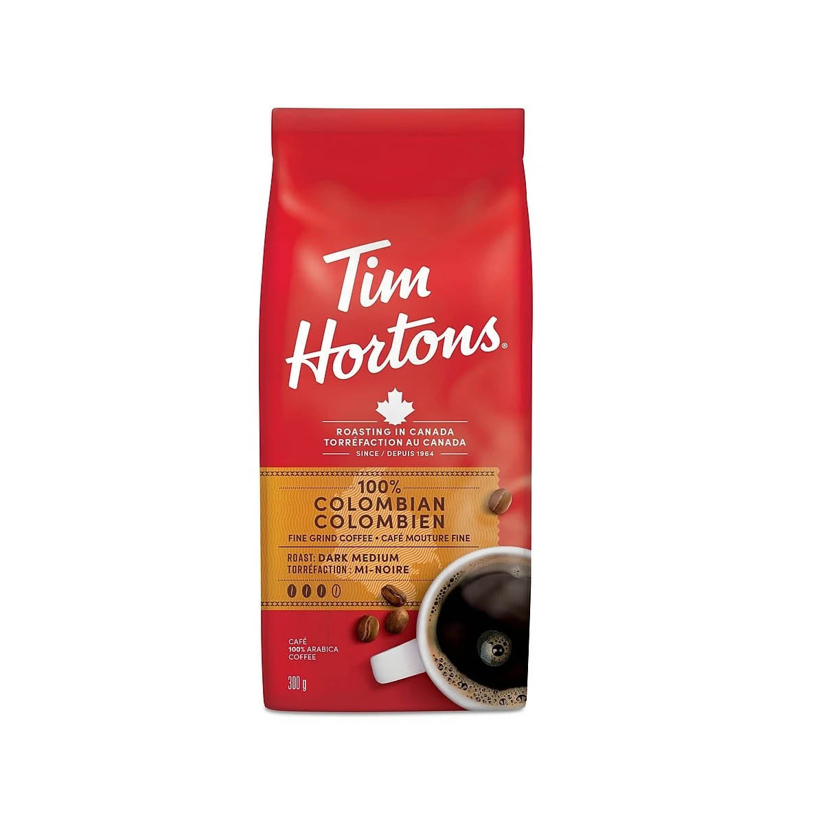Tim Hortons Ground Coffee, Original Blend, 300g