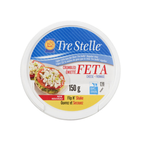 TreStelle Feta Cheese Crumbled, 150g