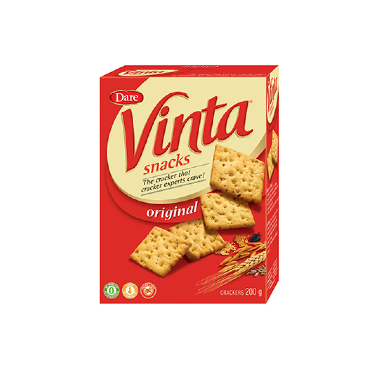 Dare Crackers Vinta Squares, 200g