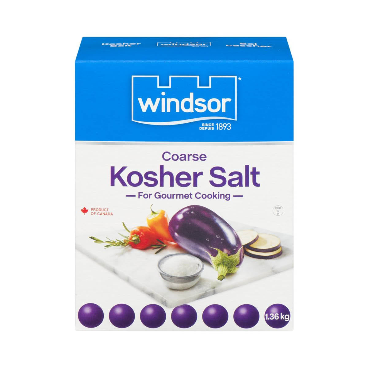 Windsor Kosher Salt, 1.36kg