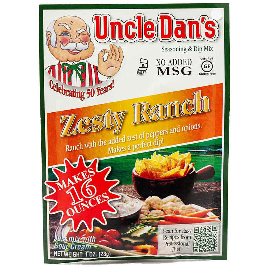 Uncle Dan's Zesty Ranch Salad Dressing Mix, 21g