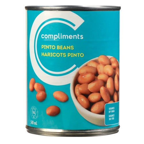 Compliments Pinto Beans, 540 ml