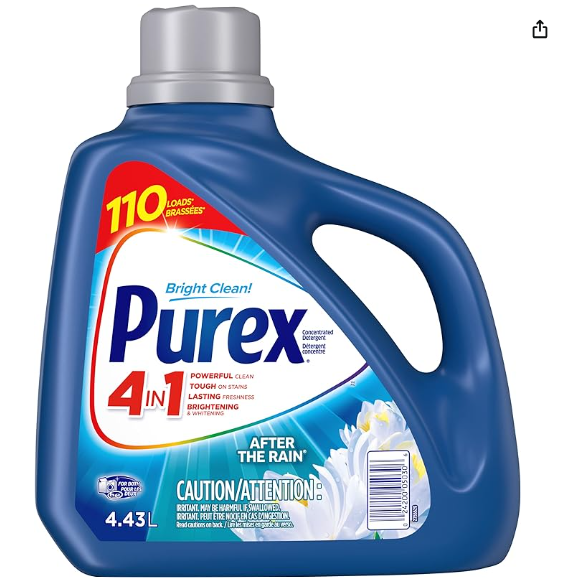 Purex Ultra After Rain Laundry Detergent 4.43 L