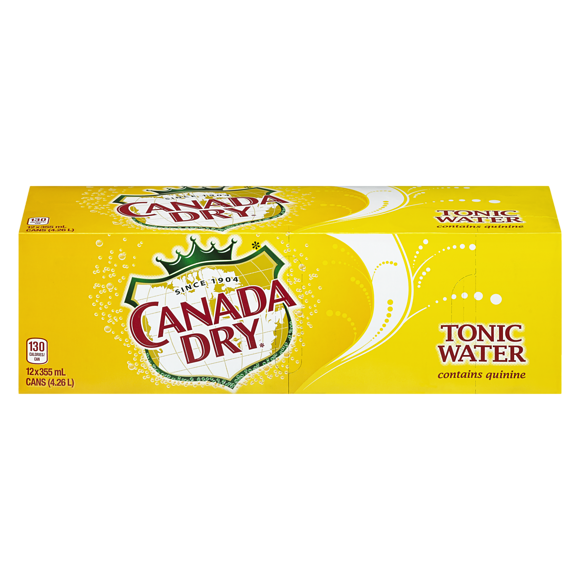 Canada Dry Tonic Water Cans, 12 pk
